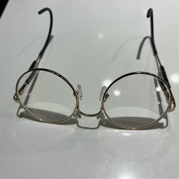 Vintage round prescription eyeglasses - Picture 2 of 5